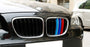 M-Sport 3-Color Grille Insert Trims For 09-15 BMW E84 X1 Center Kidney Grill