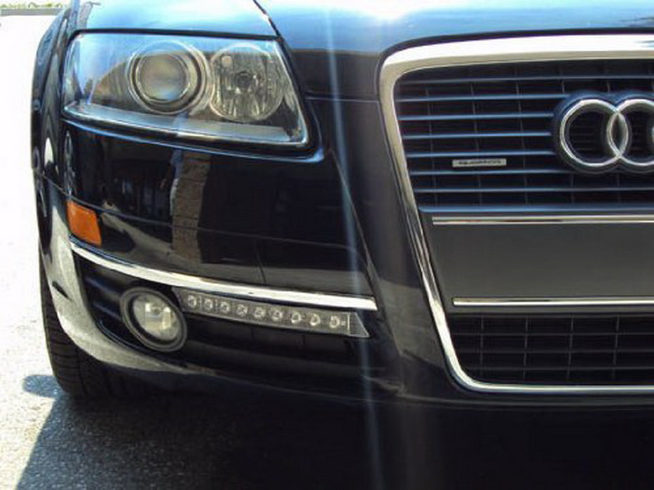 Audi A6 Q7 Style 9-LED LED Daytime Running Lights, Universal Fit For Any Car