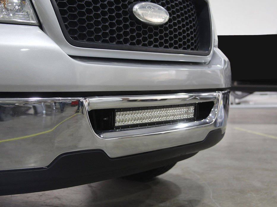 120W 20" LED Light Bar w/ Lower Bumper Brackets, Wirings For 2006-08 Ford F150