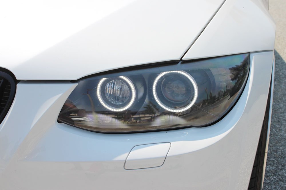 M4 Style LED Angel Eyes halo rings for BMW 3 Series E46 Sedan Convertible  Coupe