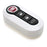 Gloss White Fob Shell Cover For FIAT 500 500L 500X Abarth 3-Button Folding Key