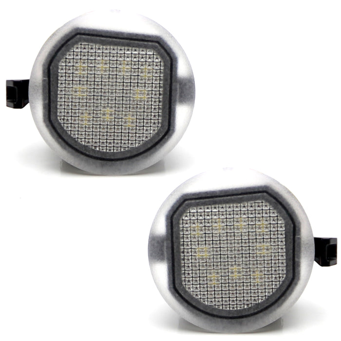 18-SMD Full LED Under Mirror Puddle Lights For Chevy Silverado Suburban, Sierra