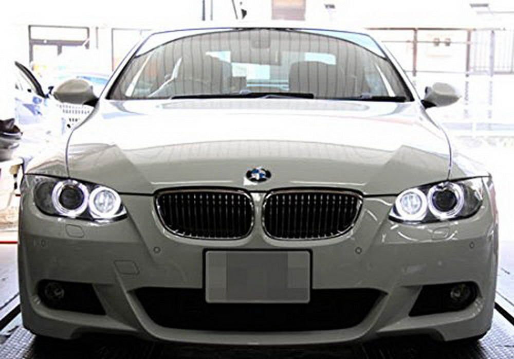 Mega 80W 7000K White BMW H8 LED Angel Eyes Ring Marker Bulbs For 1