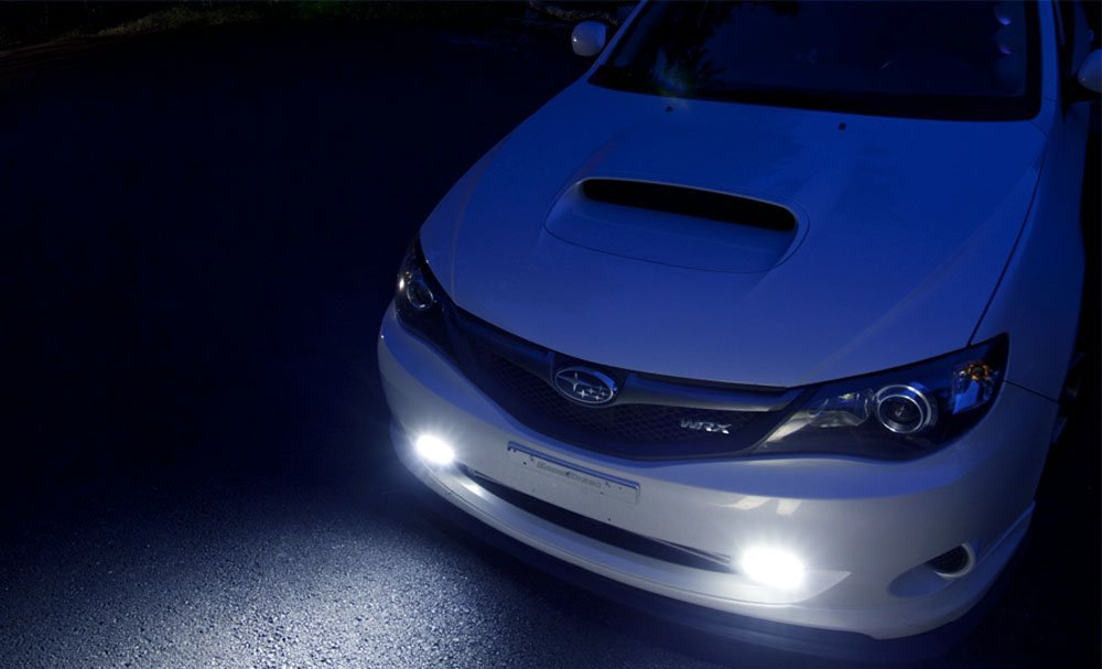 CHUSYYRAY H11/H8 LED Fog Light Bulbs – 8000K Ice Blue, 80W, 18000LM Pair