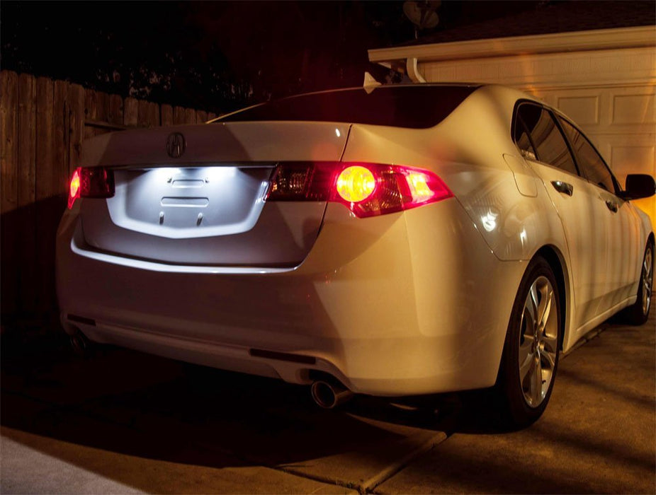 Direct Fit White LED License Plate Light Lamps For Acura TL TSX Honda ...