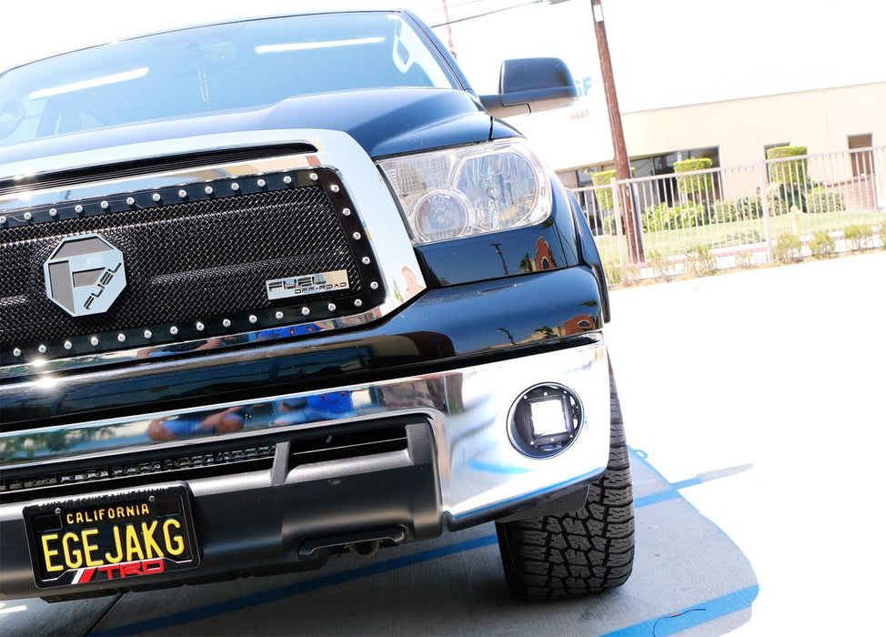 FS 40W CREE LED Pods w/ Foglights Location Bezel Covers, Wiring For 07-13 Tundra