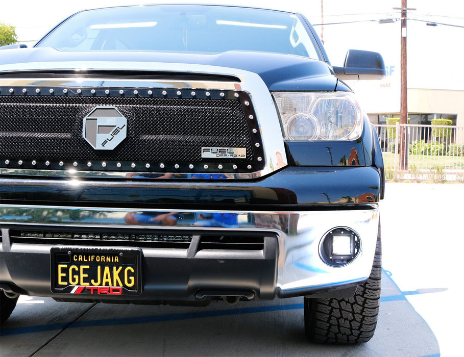FS 40W CREE LED Pods w/ Foglights Location Bezel Covers, Wiring For 07-13 Tundra