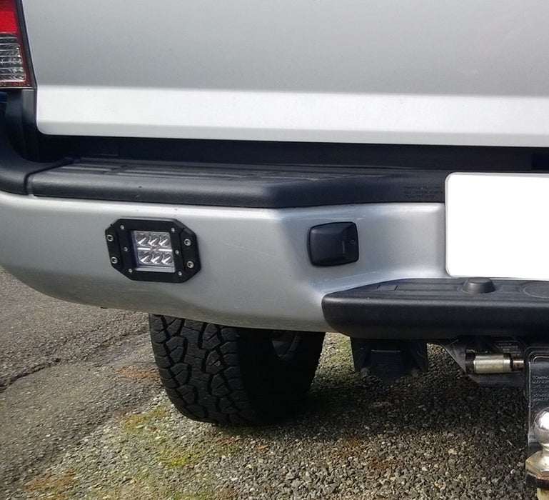 3K Amber Flush Mount 24W CREE LED Cubic Pod Lights For Truck Jeep Off-Road ATV