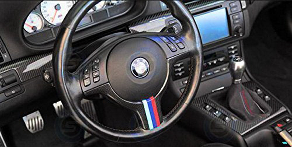 2pc 9 M-Colored Stripe Decal Stickers For BMW Exterior or Interior De —  iJDMTOY.com