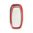 Chrome Red TPU Key Fob Case For Audi A3 A4 A5 A6 A7 Q3 Q5 Q7 3-Button Keyless