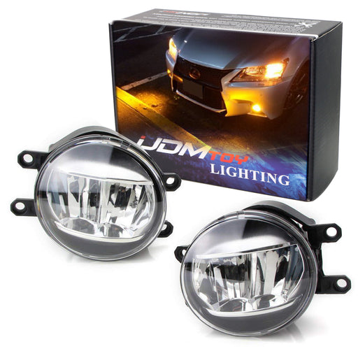 LH RH OE-Spec Amber 2500K LED Fog Light Kit For Lexus/Toyota Upgrade/Replacement