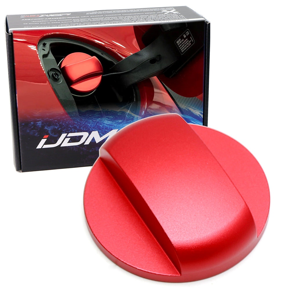 Sports Red Aluminum Gas Cap Decoration Trim For Cayenne Macan 911 718 —  iJDMTOY.com