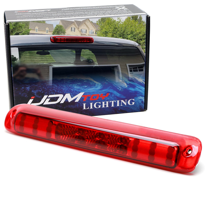 Full Red Lens 24-LED Third Brake Light For 1999-2006 Chevy Silverado, GMC Sierra