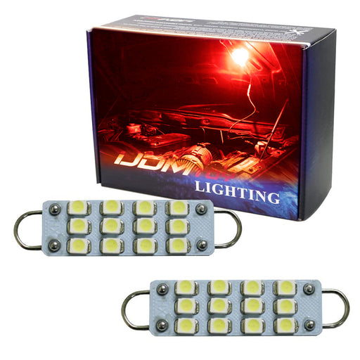 Red 12-SMD LED Bulbs For Dodge RAM Durango Dakota Jeep Wrangler Underhood Lamp