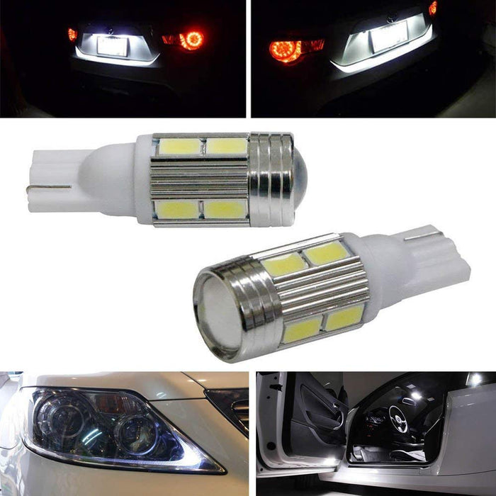 5730-SMD 168 194 2825 906 912 921 W5W T10 LED Bulbs For License Plate Light, etc