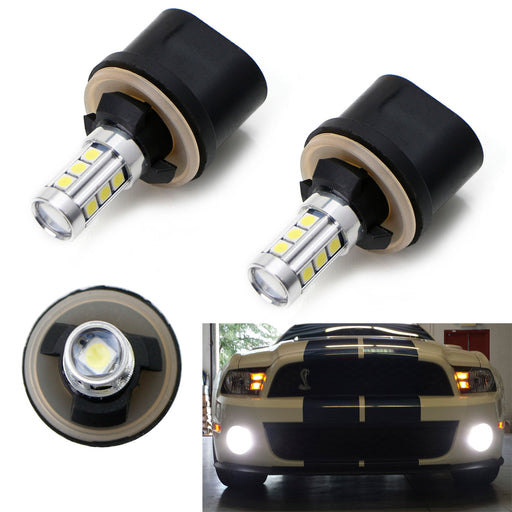 6000K HID Xenon White 13-SMD 880 881 890 LED Bulbs For Fog Lights Driving Lamps
