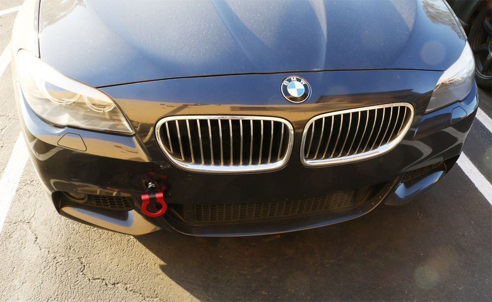 Red Track Racing Style Aluminum Tow Hook For BMW F30 F35 F10 3 4 5 Series & MINI