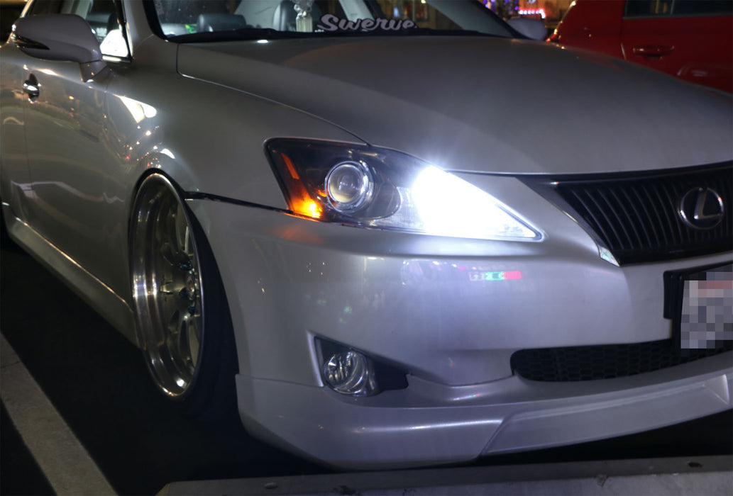 White 9005 LED High Beam Daytime Running Lighting Kit + Bulbs For Lexus Toyota