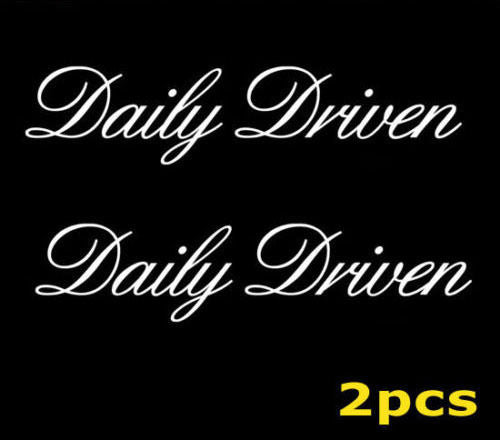 Daily Drive Sticker (2) Daily Driven JDM Stancenation Sortaflash Car Window Vinyl Decal St ...
