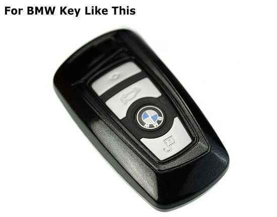 Exact Fit Glossy White Smart Key Fob Shell For BMW 1 2 3 4 5 6 7 X3 Series