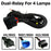 35W 55W Xenon Headlamp Kit Dual-Relay Wiring Harness for Hi/Lo Headlight Fog DRL