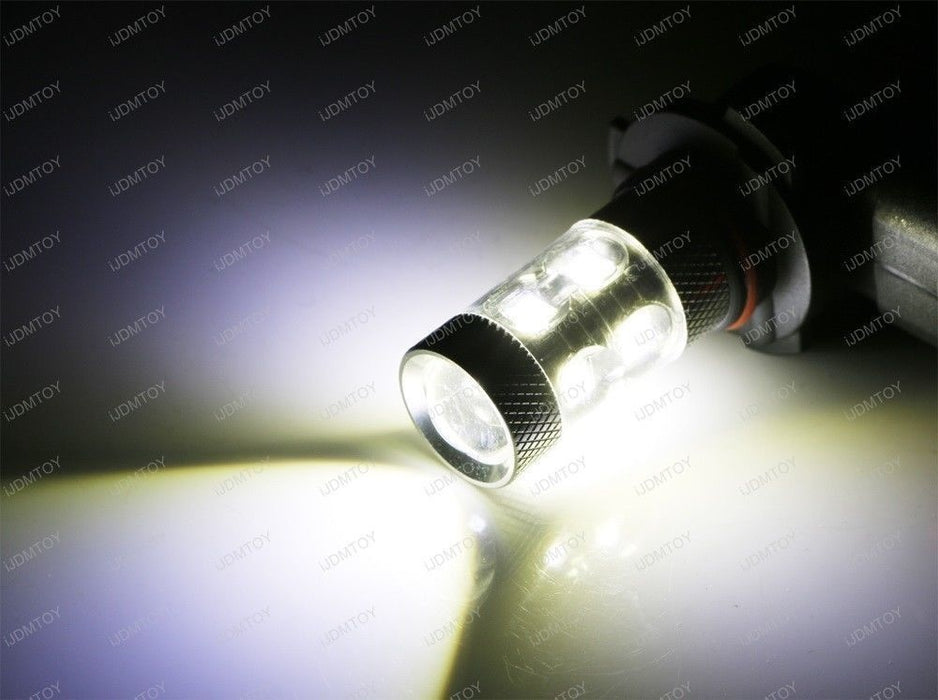 Super Bright White 80W CREE 9006 LED Bulbs For Fog Driving Lights (16 x 5W CREE)