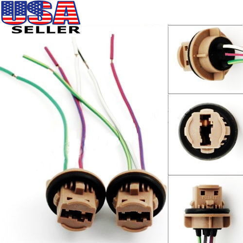 7440 7443 Wiring Harness Sockets For LED Bulbs, Turn Signal Lights, Brake Lights