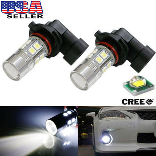 Super Bright 5W Xenon White Projector H10 9145 LED Bulbs For Fog Driving Lights