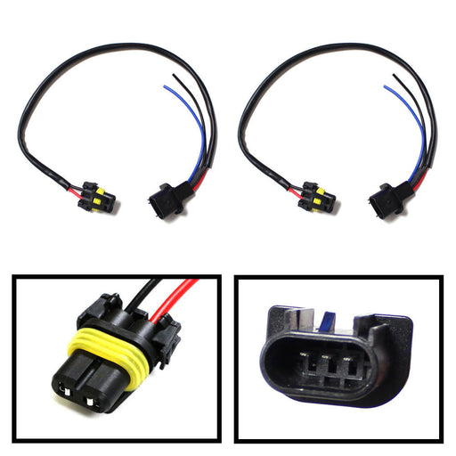 9006-To-H13 Conversion Wires Adapters For Headlight Retrofit or HID Kit Install