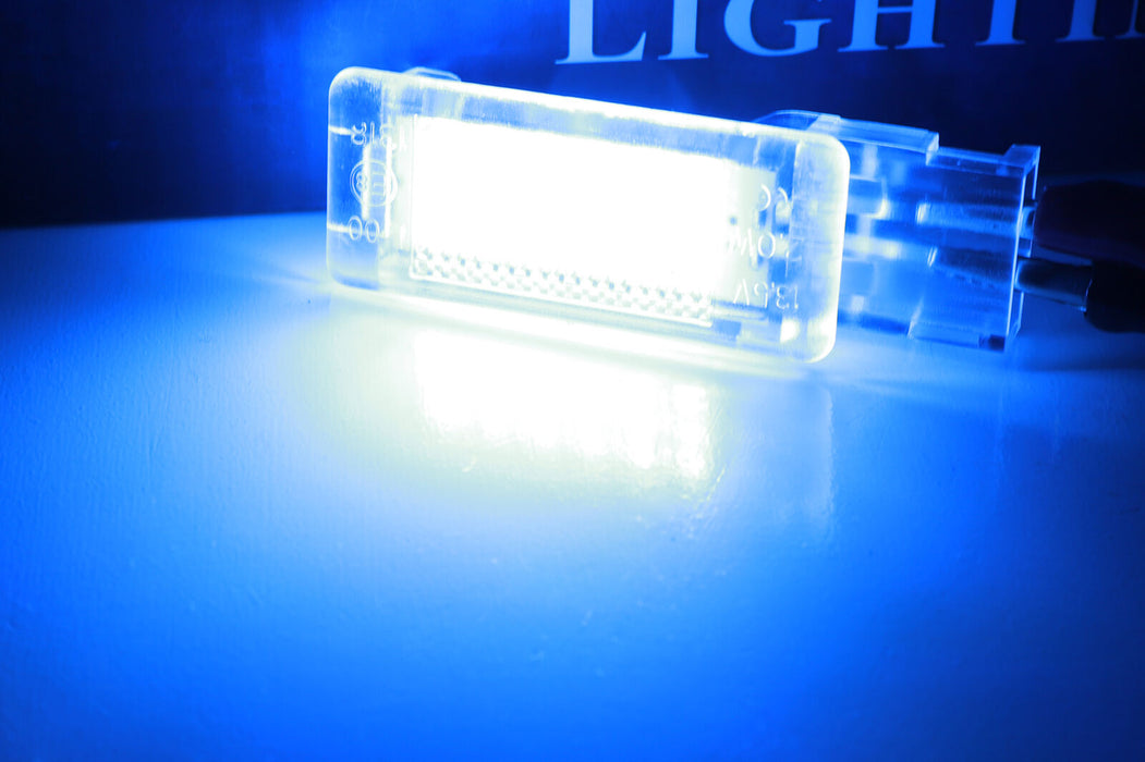 Aqua Blue 18-LED Glove Box/Footwell Interior Lamps For VW Jetta GTI Altas CC Eos