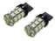 (2) Amber Yellow 27-SMD 7440 7443 LED Bulbs For Turn Signal, Backup DRL Lights