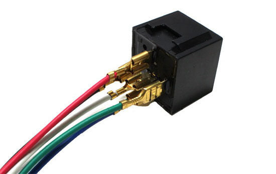 5-Pin 12V 40A SPDT Relay Socket Wire For Car Fog Light Daytime Running Lamps etc