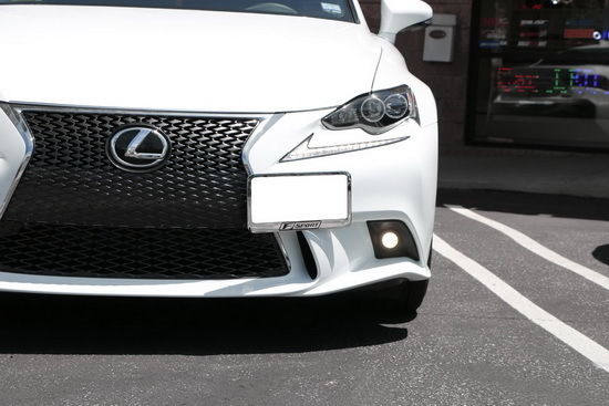 Flush Design Front Bumper Tow Hook License Plate Mount Bracket For Lex — iJDMTOY.com