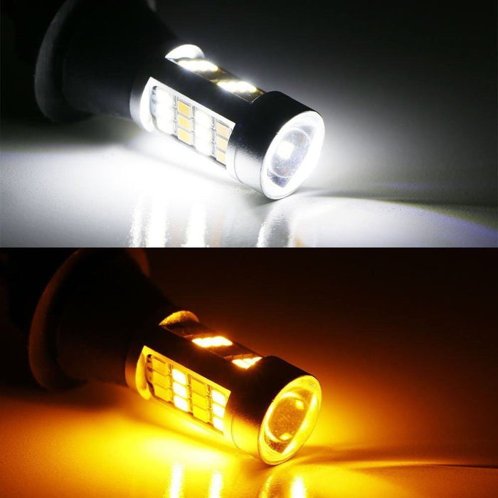 Switchback LED Bulbs Kit For Suzuki Hayabusa – White DRL + Amber Turn Signal No Hyper Flash