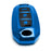 Gloss Blue Full Coverage TPU Key Fob Case For Infiniti Q50 Q60 QX50 QX60 Car Key