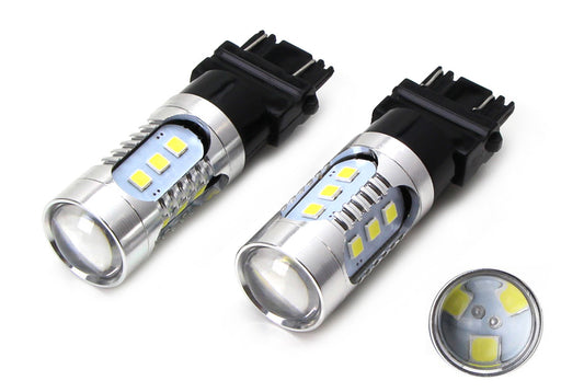 White High Power 15-SMD 360° 3156 3056 T25 LED Bulbs For Backup Reverse Lights