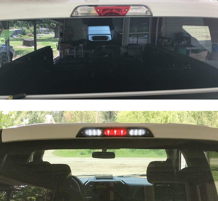 thumbnail image 2 of LED Third 3rd Brake High Mount Stop Light XL3Z13A613AA Brake Tail Cargo Light For Ford F150 1997 2003 Black Housing Smoked Lens 172144 2 of 14