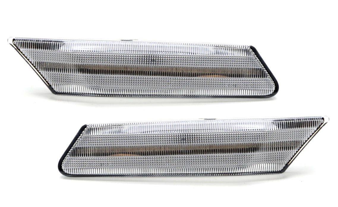Clear Lens Sequential Blink Full LED Side Markers For Porsche Cayman/Boxster 911