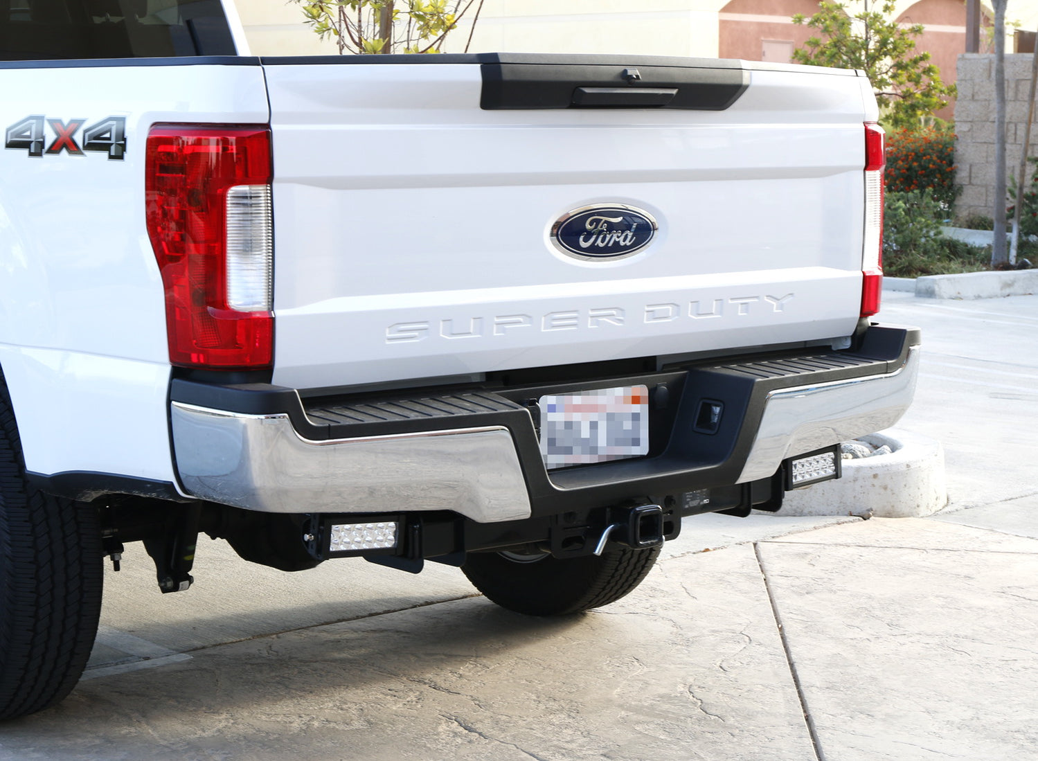 High Power LED Light Bars w/ Rear Bumper Mount Brackets For 11-up Ford ...