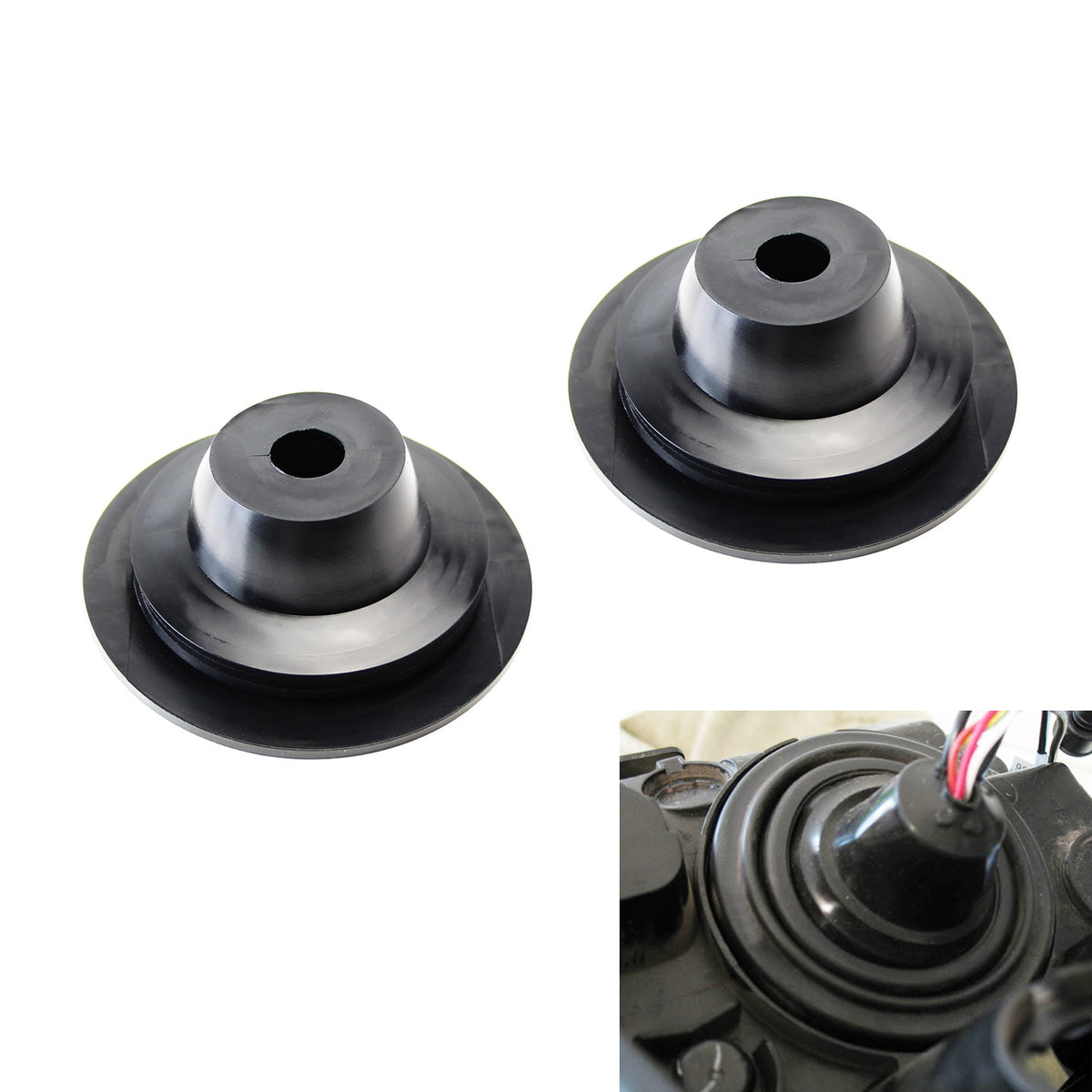 Universal Rubber Housing Seal Cap For Headlight Install LED, Xenon Hea