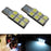 Super Bright White 2825 W5W 6-SMD LED Bulbs Under Door Foot Area Courtesy Lights