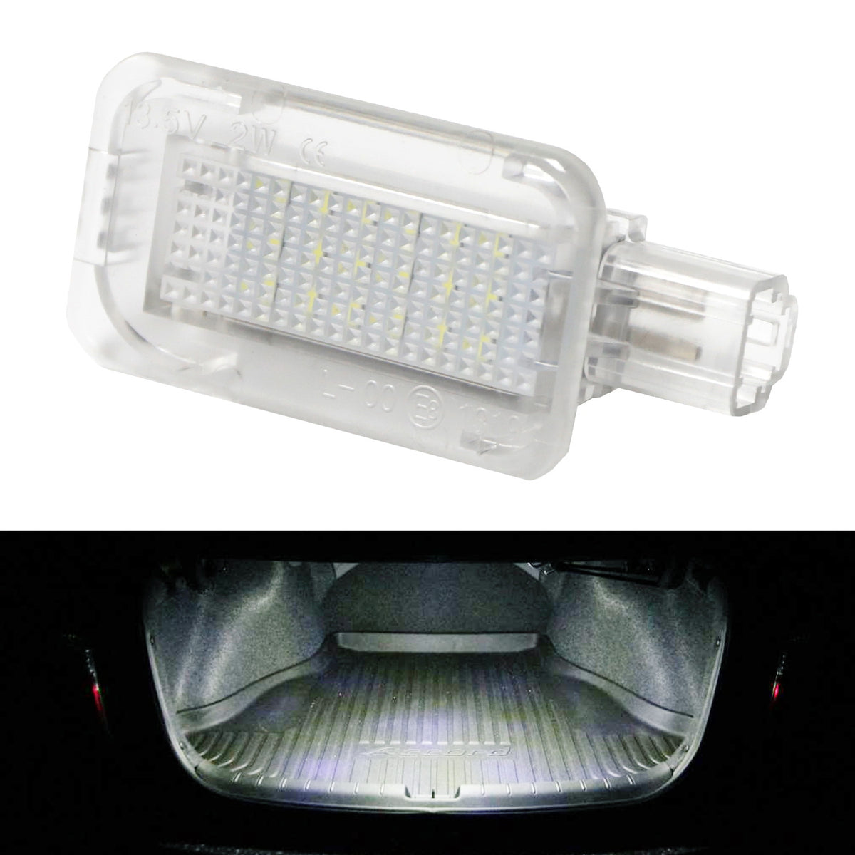 Lamp Rear Load Space 2W High Power White Full LED Trunk Cargo Area Light Assembly For Honda ...