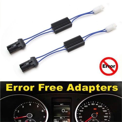 T10 2825 W5W 168 194 LED Bulbs Error Free CAN-bus Adapters Kit For