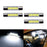 4-pc White 9-SMD 29mm 6641 LED Bulbs For Car Vanity Mirror Lights Sun Visor Lamp