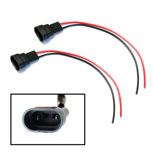 9005/9006/H10 Male Adapter Wiring Harness Sockets Wire For Headlights Fog Lights