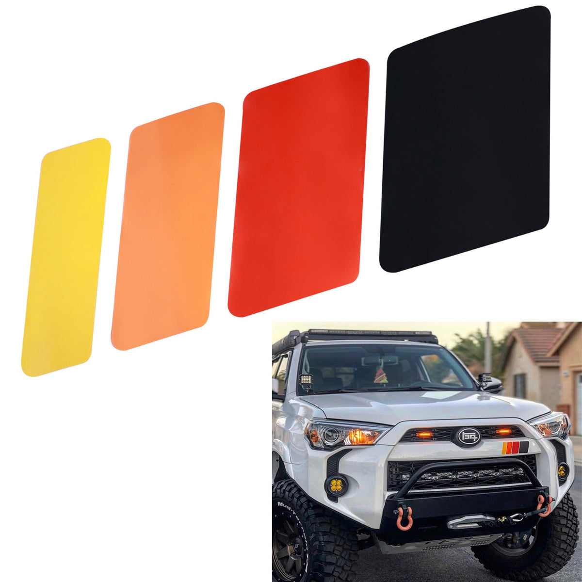 Neo Retro Style Four-Wave Stripe Decal Sticker For Toyota/Lexus