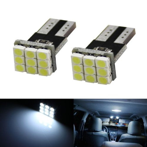 Xenon White 168 194 2825 T10 Wedge SMD LED Bulbs For Interior Map Dome Lights