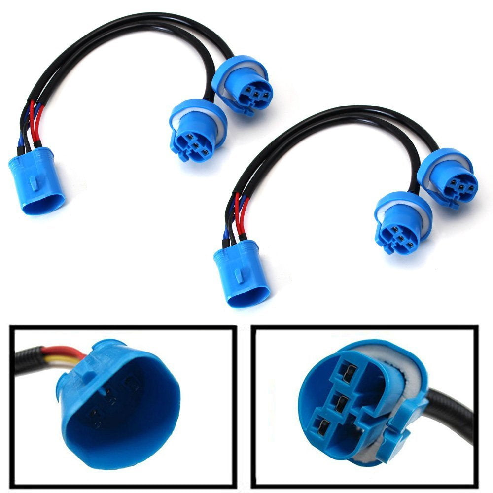 9007 2Way Merge Wires For Aftermarket Headlight Retrofit Conversion U