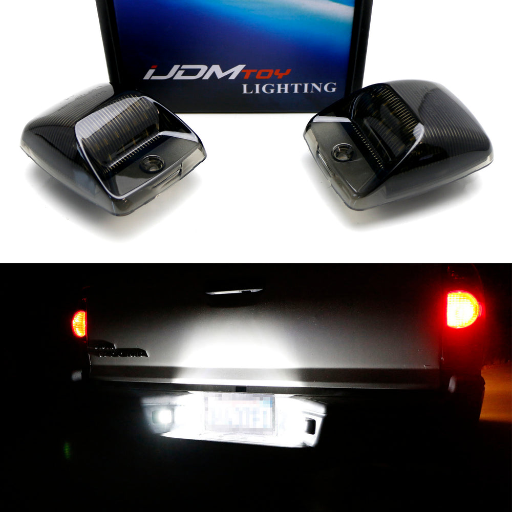 White LED License Plate Light Kit – Fits Silverado, Sierra 1500/2500/3500 & More (2-Pack)