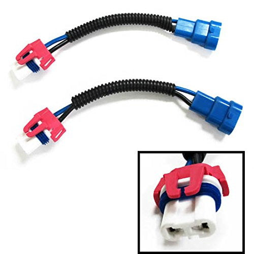9005 HB3 Ceramic Wire Harness Adapters Sockets For Headlights, Fog Lights, DRL